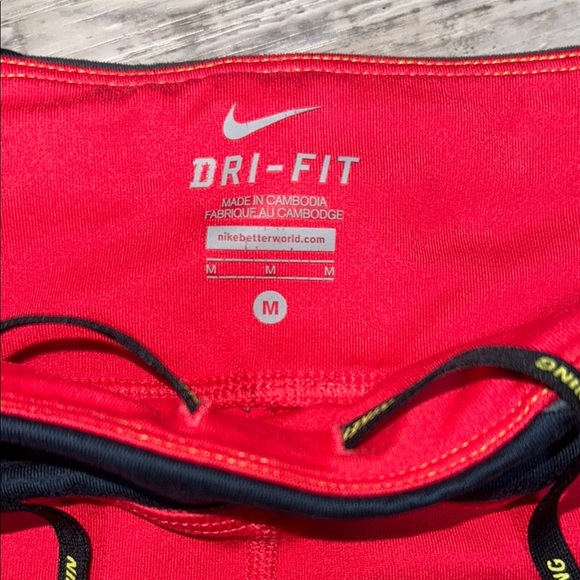 Nike Red and Black Dri-FIT Shorts - Picture 4 of 5